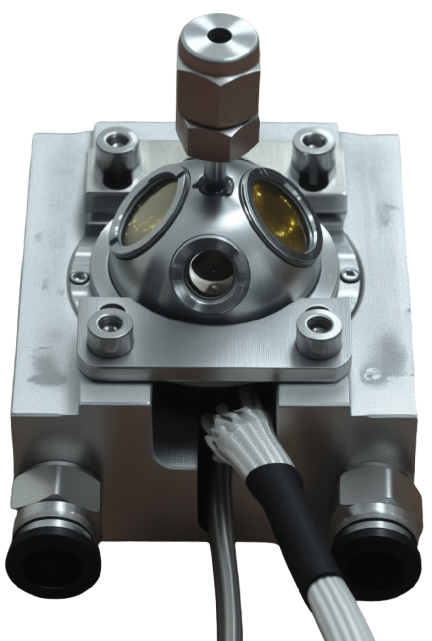 Liquid-Solid Phase Diffuse Reflection In Situ Cell
